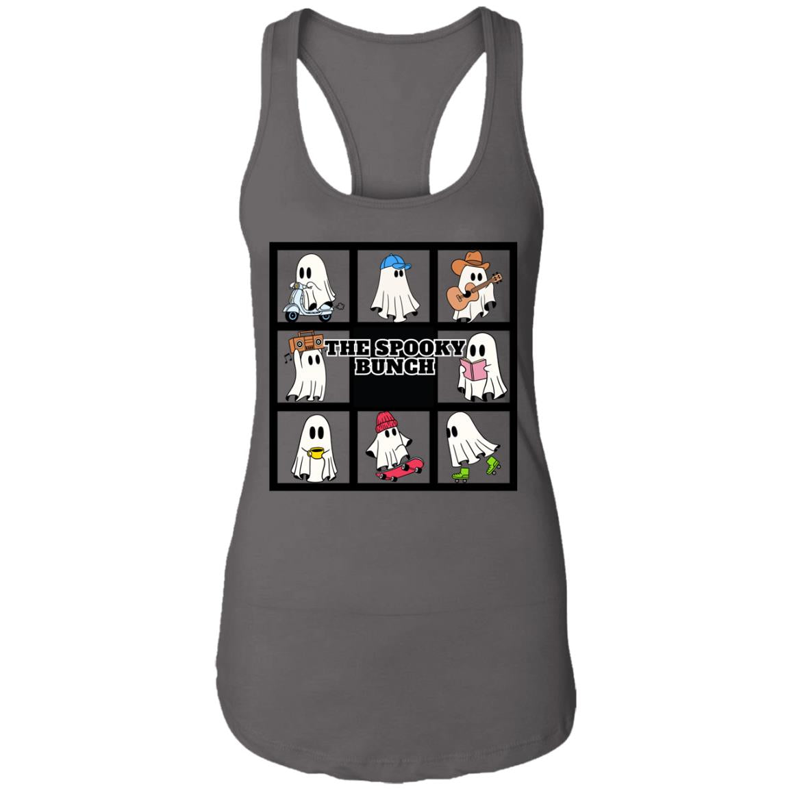 Spooky Bunch Ghost Ladies Racerback Tank