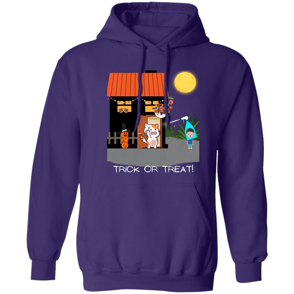 Scaredy Cat Unisex Pullover Hoodie (Closeout)