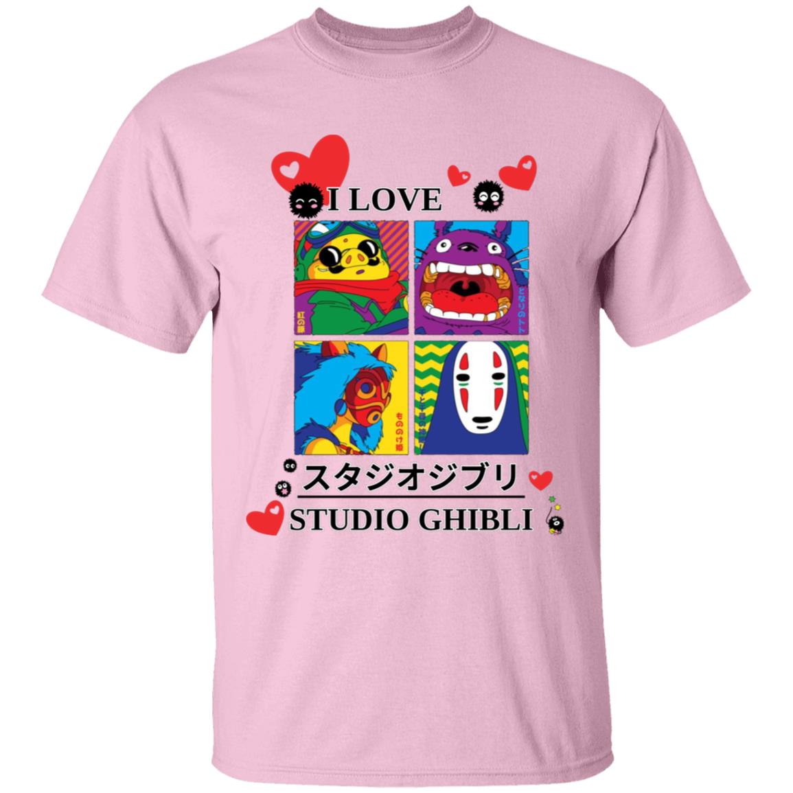 I Love Studio Ghibli 100% Cotton Kids T-Shirt