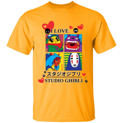 I Love Studio Ghibli 100% Cotton Kids T-Shirt