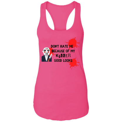 Don't Hate Ladies Racerback Tank