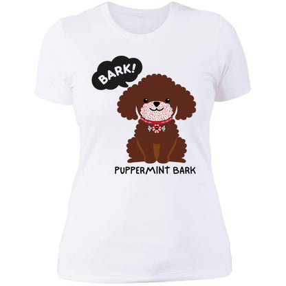 Puppermint Bark Ladies Boyfriend T-Shirt