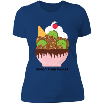 Croc-y Road Sundae Ladies Boyfriend T-Shirt