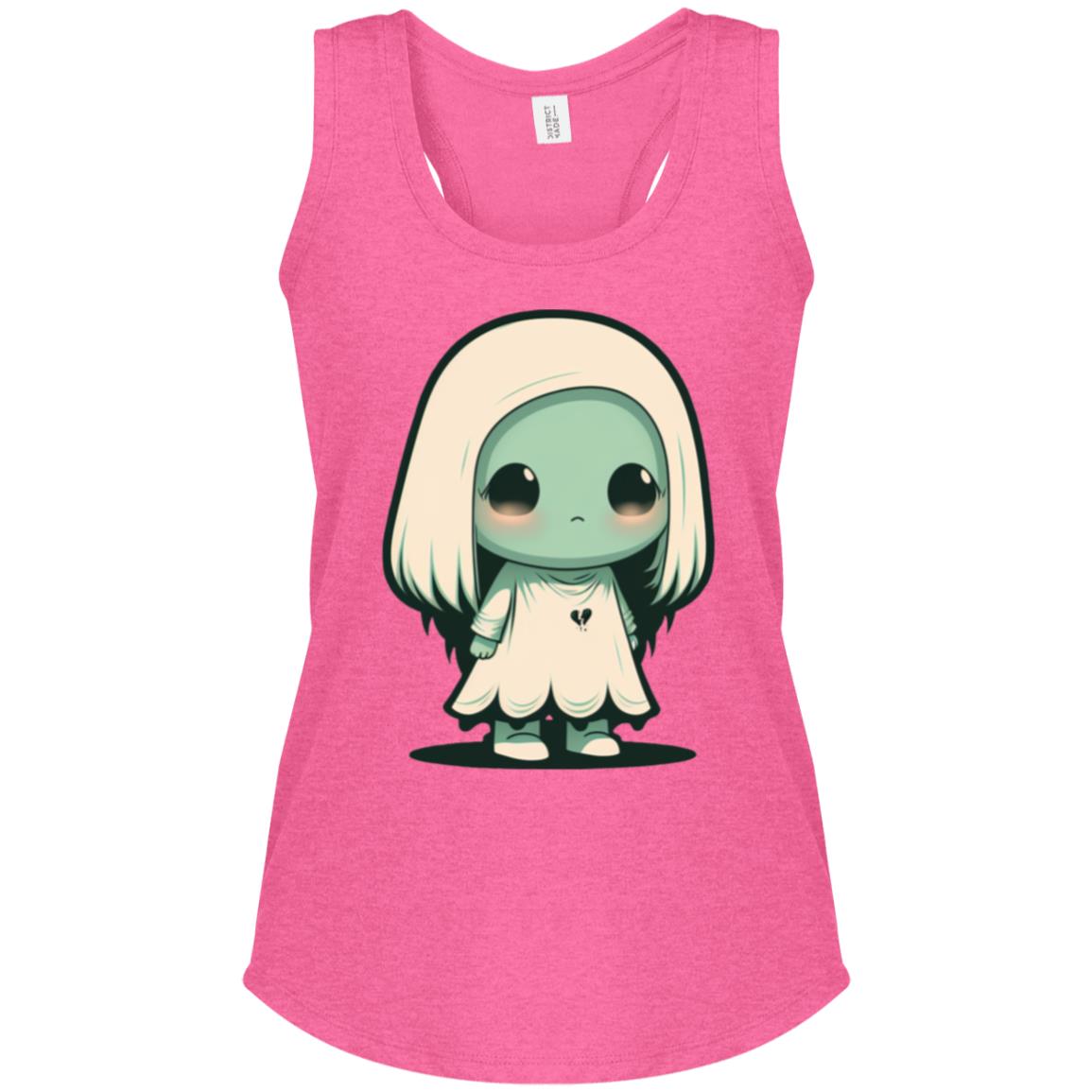 Myrtle the Wee Ghost Women's Perfect Tri Racerback Tank