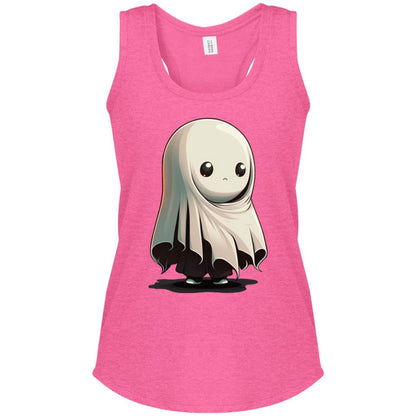 Frank the Wee Ghost Women's Perfect Tri Racerback Tank