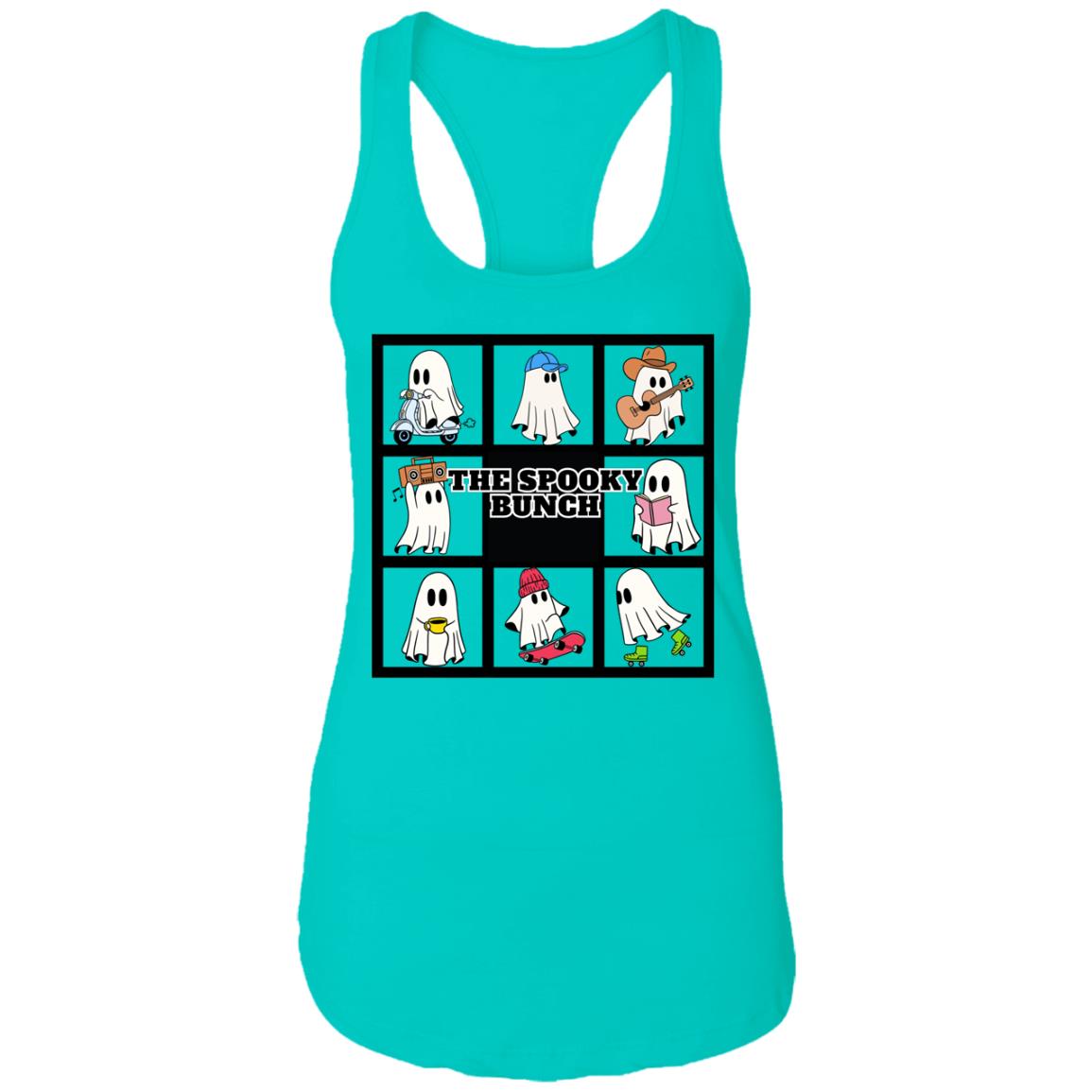 Spooky Bunch Ghost Ladies Racerback Tank