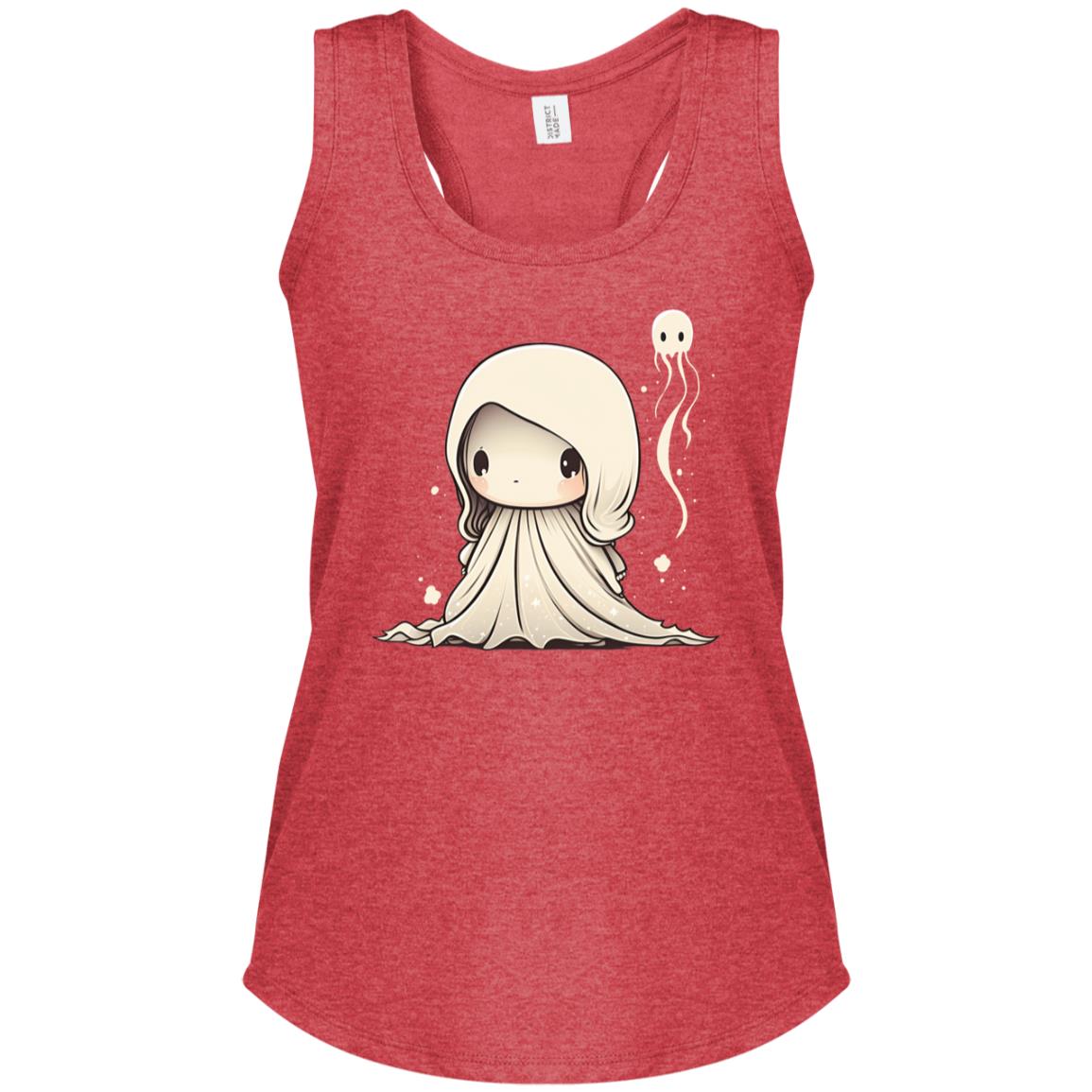 Lola the Wee Ghost Women's Perfect Tri Racerback Tank