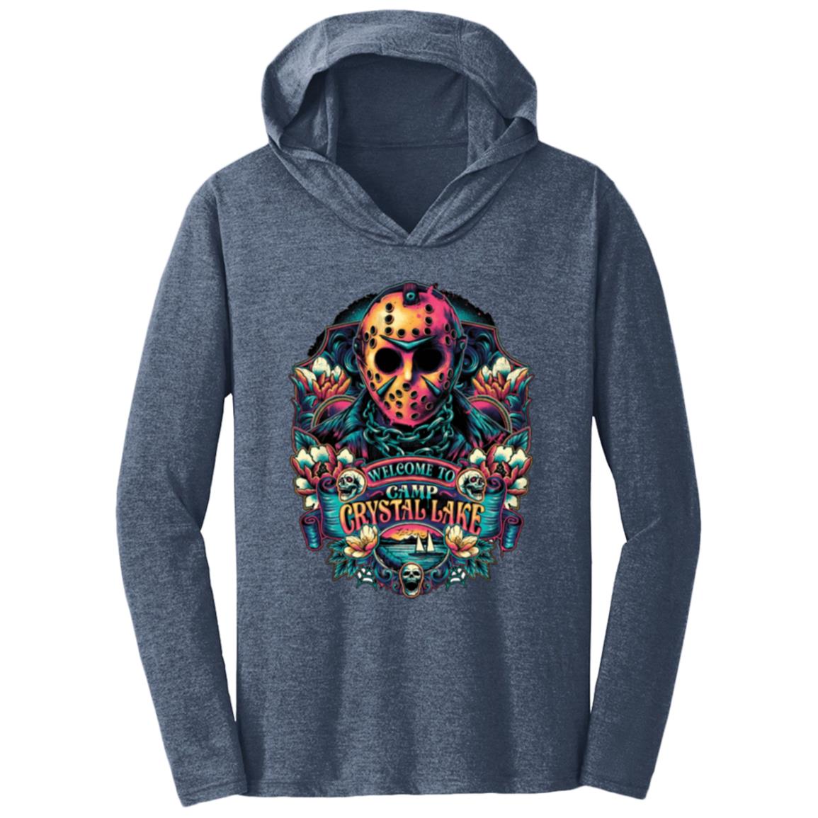 Camp Crystal Lake Triblend T-Shirt Hoodie