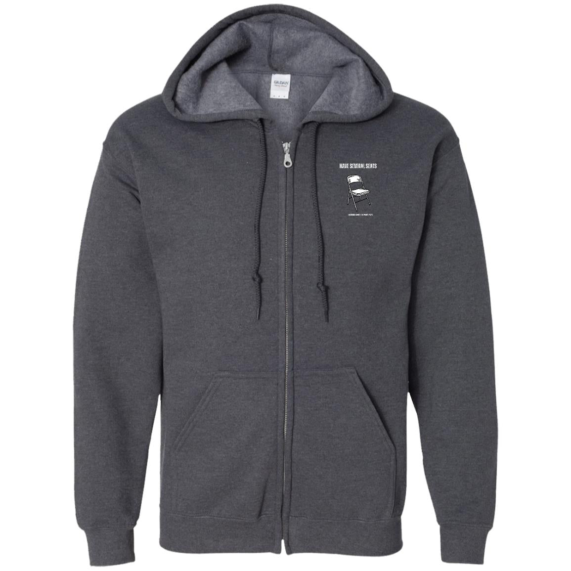 Have Several Seats Unisex Zip Up Hoodie