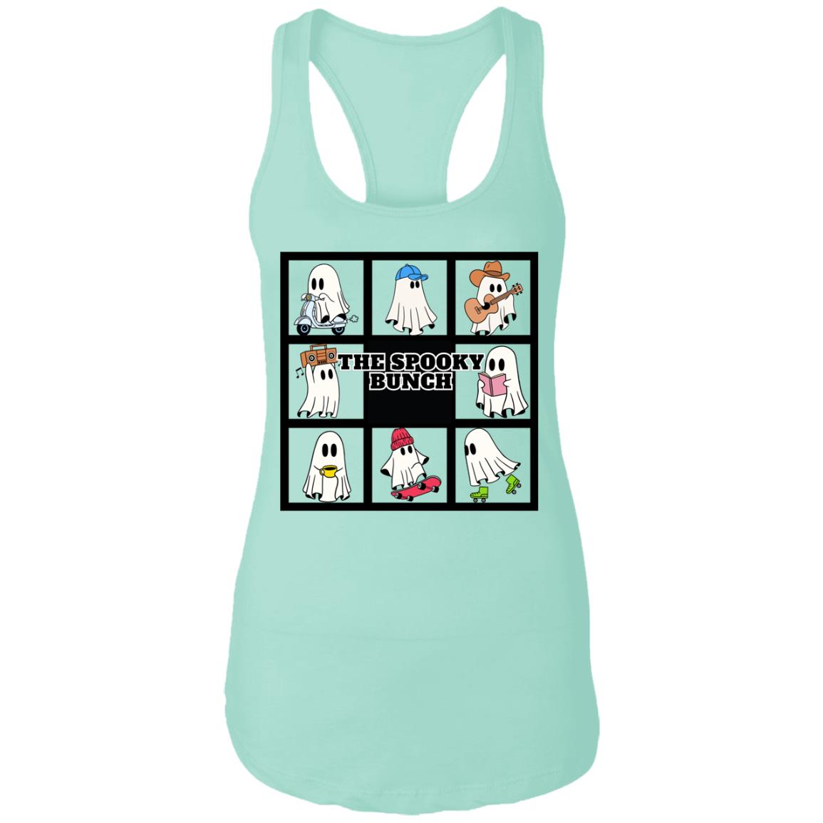 Spooky Bunch Ghost Ladies Racerback Tank