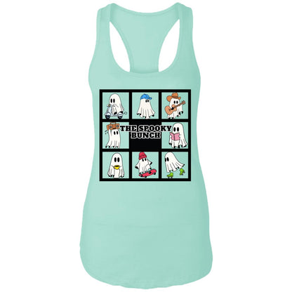 Spooky Bunch Ghost Ladies Racerback Tank