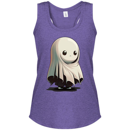 Frank the Wee Ghost Women's Perfect Tri Racerback Tank