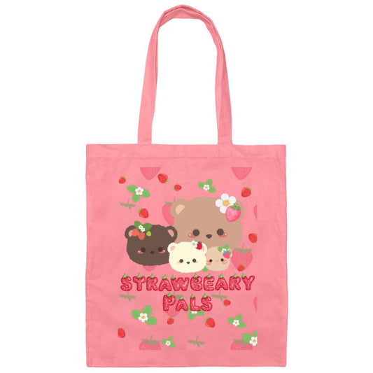 Strawbeary Pals Canvas Tote Bag