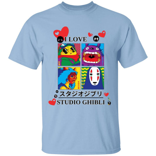 I Love Studio Ghibli 100% Cotton Kids T-Shirt