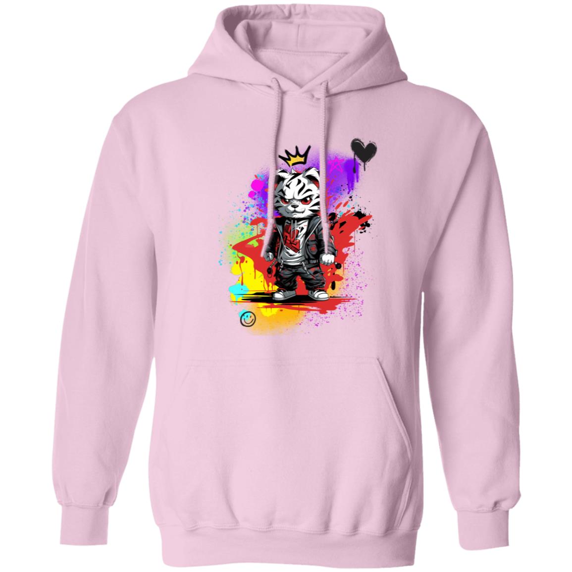 Felix the White Tiger Unisex Pullover Hoodie (Closeout)