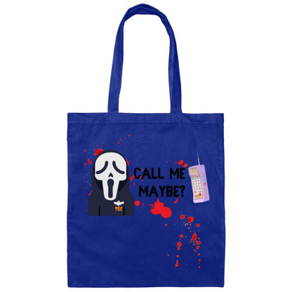 Call Me Canvas Tote Bag