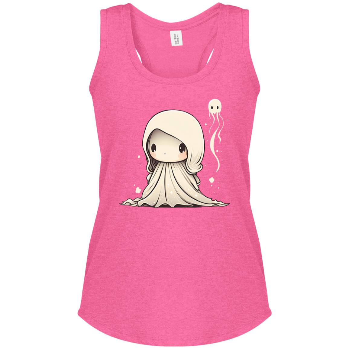 Lola the Wee Ghost Women's Perfect Tri Racerback Tank