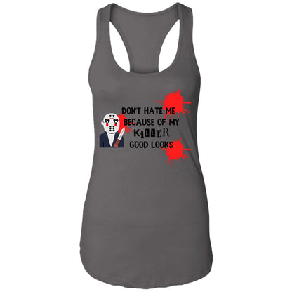 Don't Hate Ladies Racerback Tank