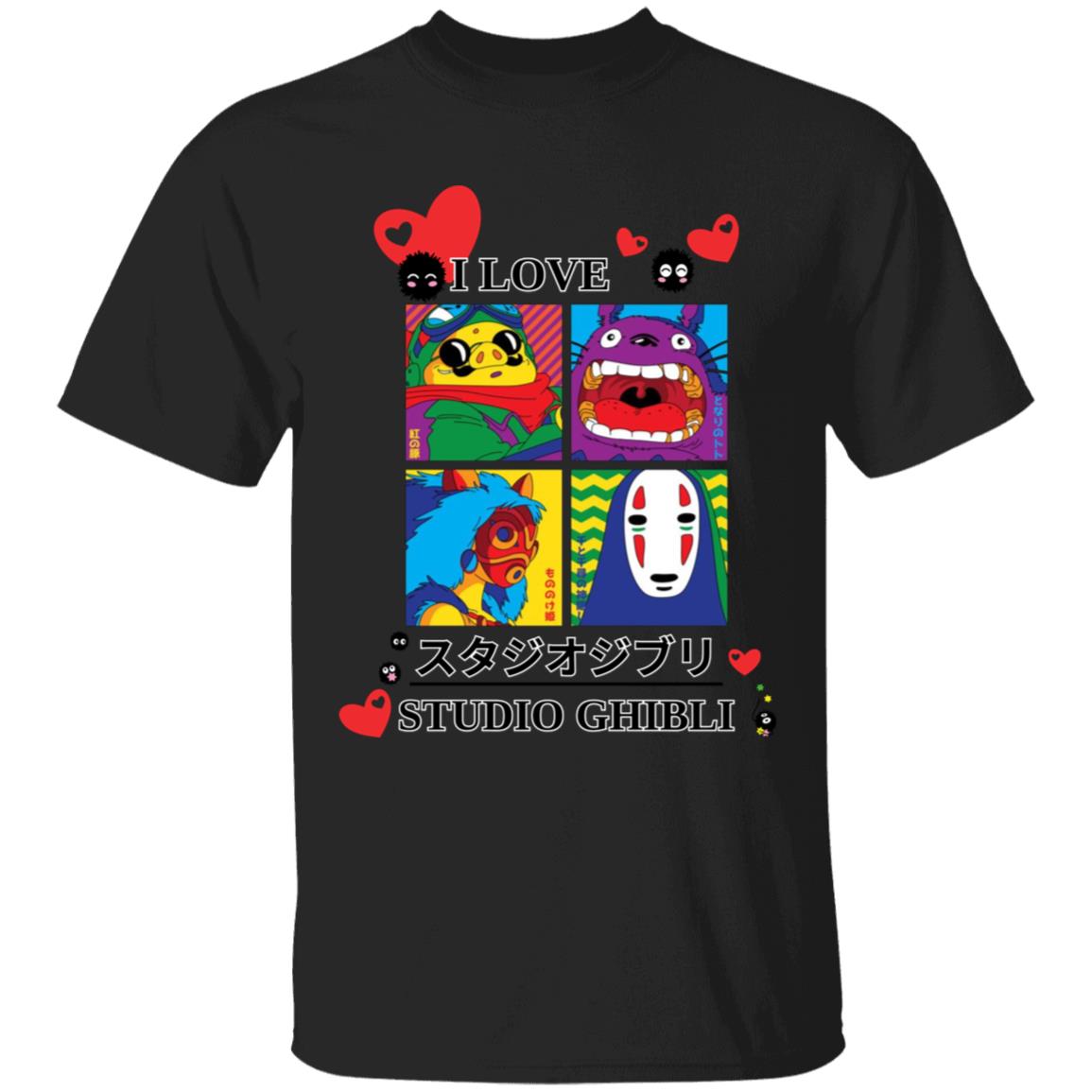 I Love Studio Ghibli 100% Cotton Kids T-Shirt