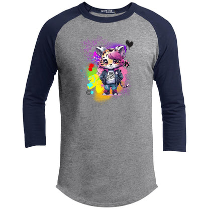 Rosie the Tiger Youth 3/4 Raglan Sleeve Shirt