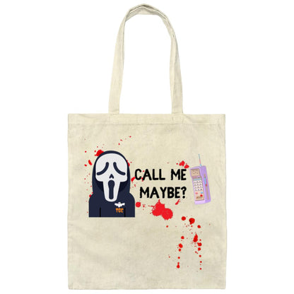 Call Me Canvas Tote Bag