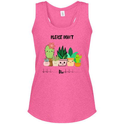 Please Don't Die Women's Racerback Tank