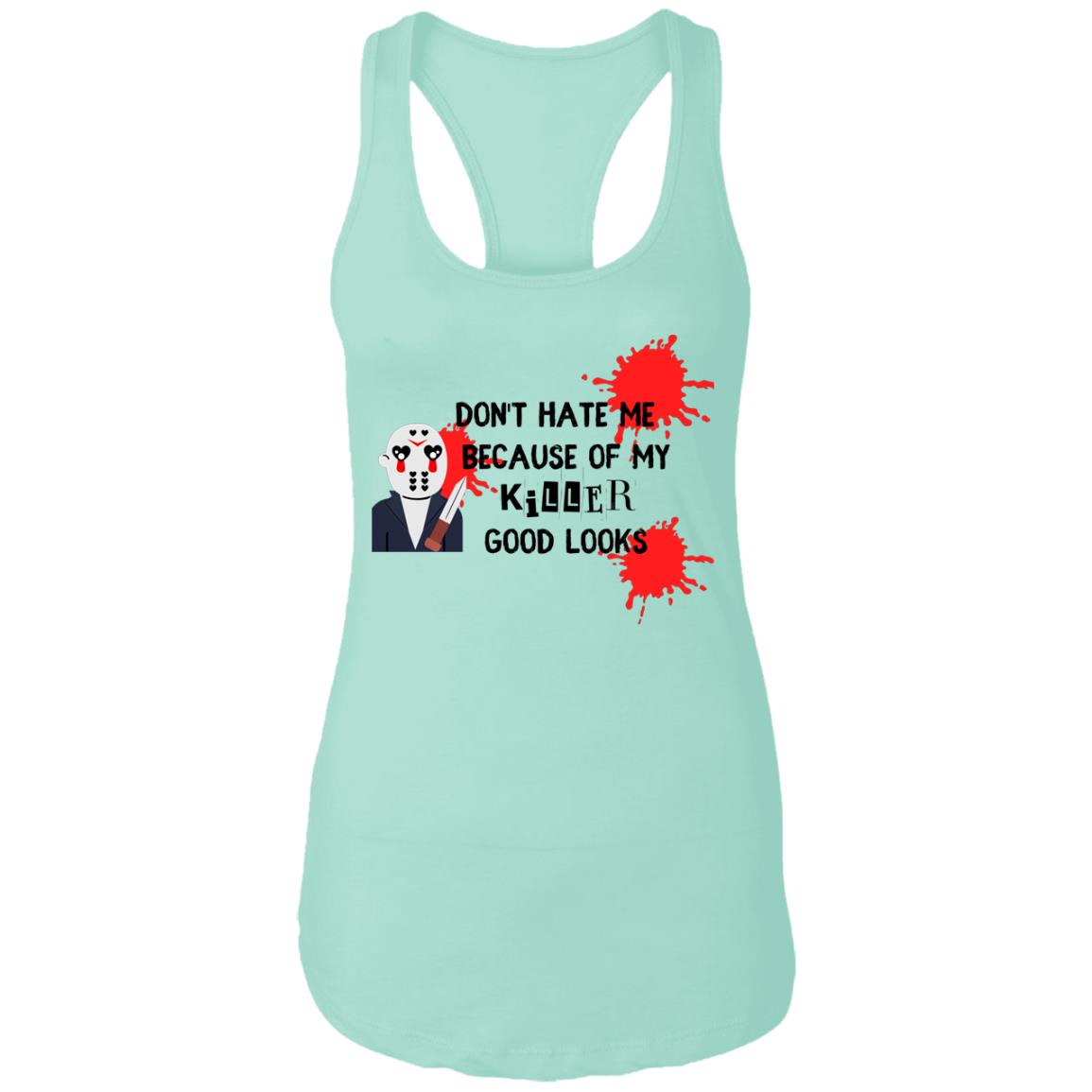 Don't Hate Ladies Racerback Tank