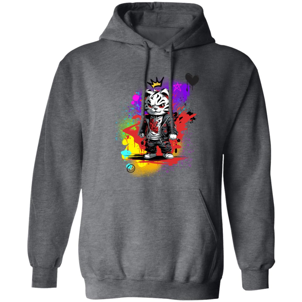 Felix the White Tiger Unisex Pullover Hoodie (Closeout)