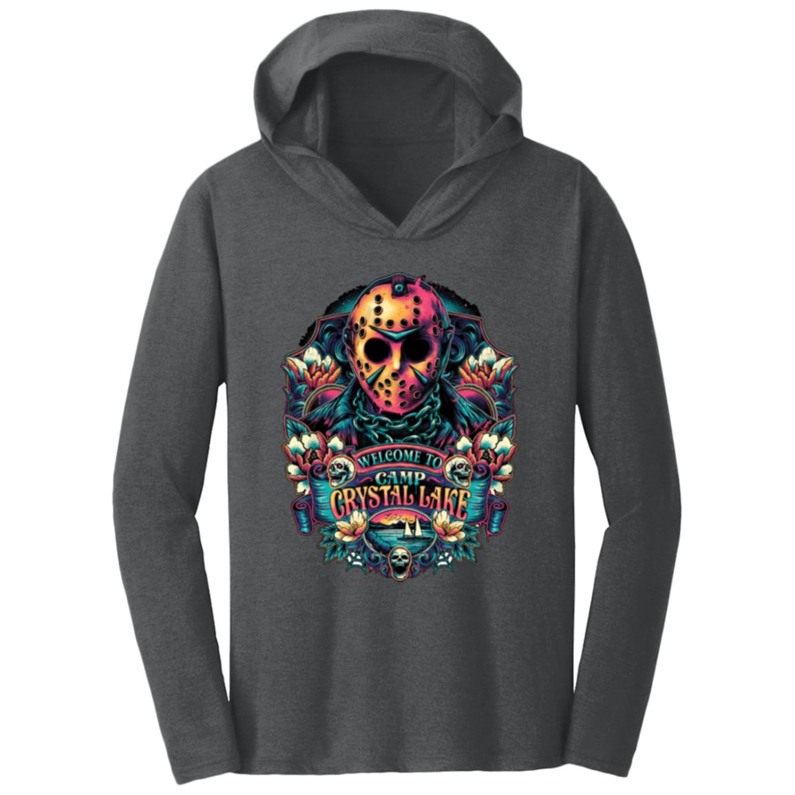 Camp Crystal Lake Triblend T-Shirt Hoodie