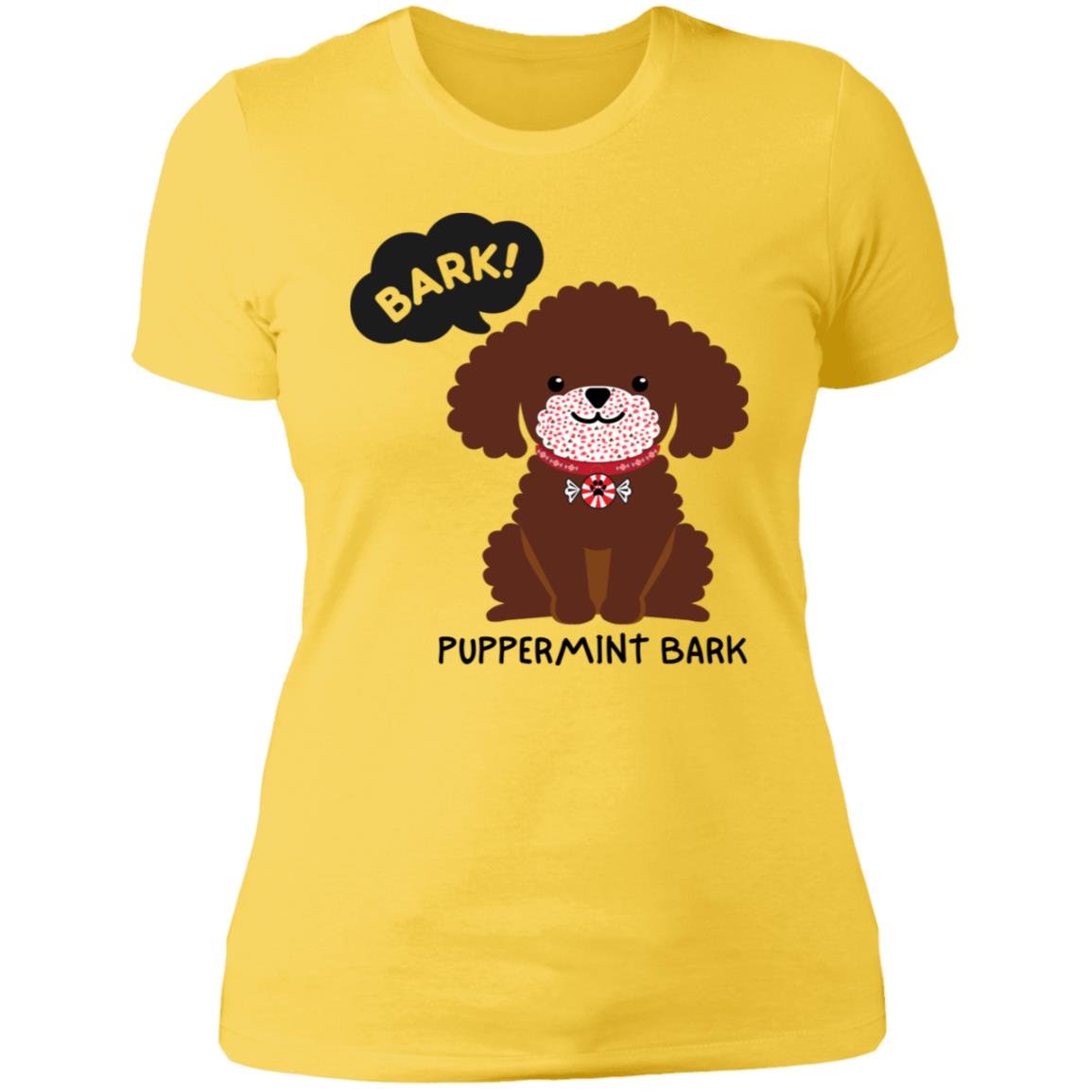 Puppermint Bark Ladies Boyfriend T-Shirt