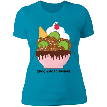 Croc-y Road Sundae Ladies Boyfriend T-Shirt