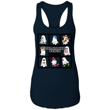 Spooky Bunch Ghost Ladies Racerback Tank