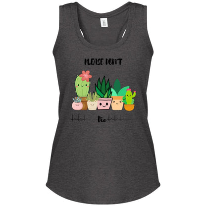 Please Don't Die Women's Racerback Tank