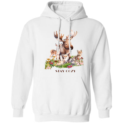 Woodland Babies Stay Cozy Unisex Pullover Hoodie (Closeout)