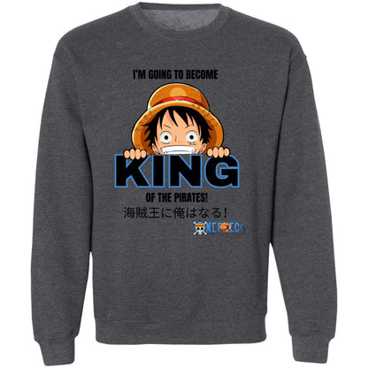 King of the Pirates Pullover Crewneck Sweatshirt 8 oz (Closeout)