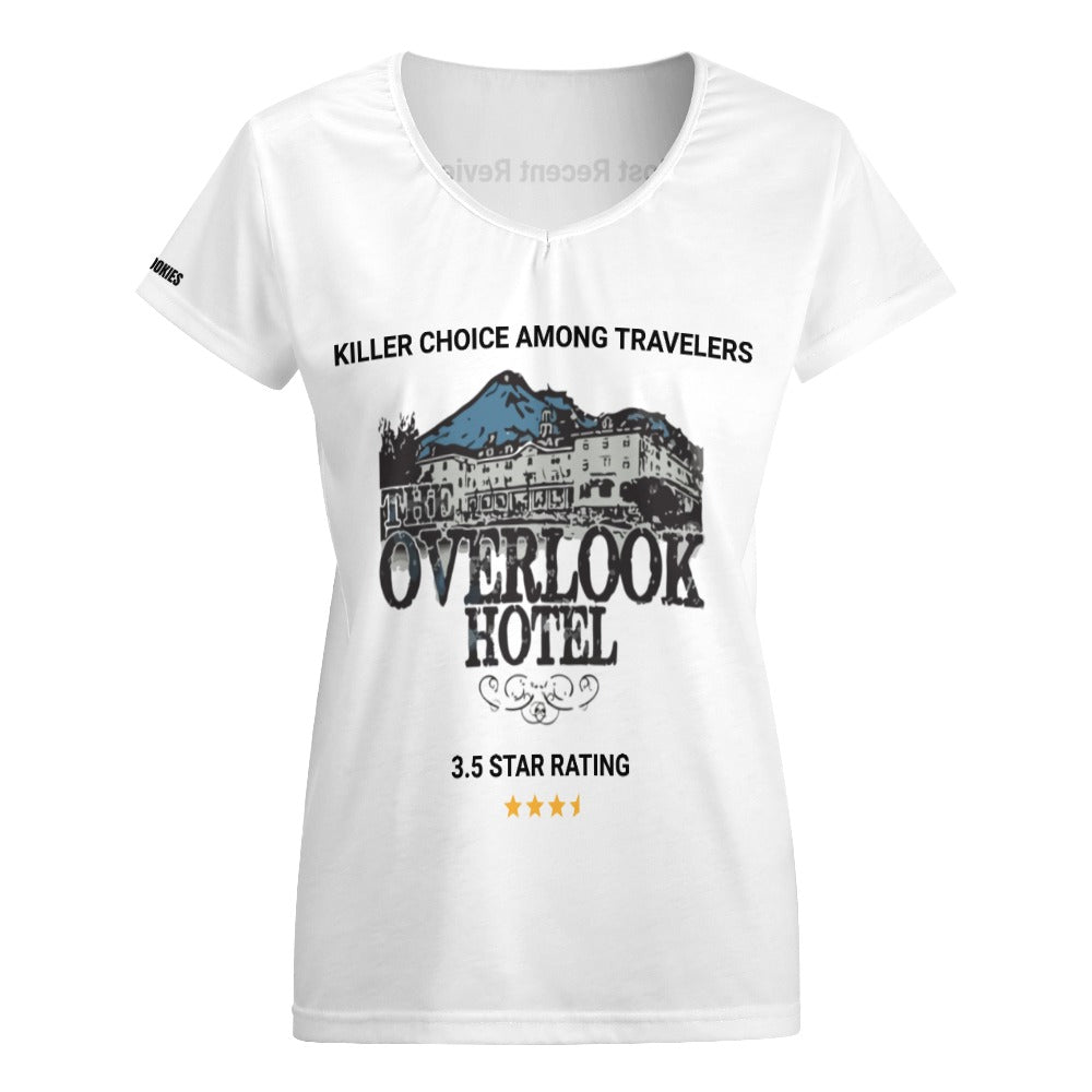 The Shining - The Overlook Hotel Reviews V-neck Short Sleeve T-shirt
