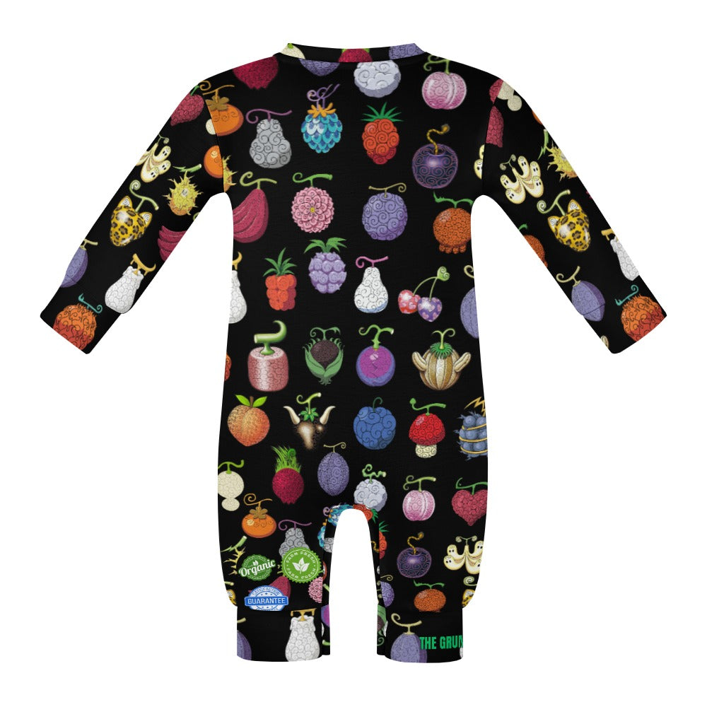 One Piece - Organic Devil Fruit Baby Romper