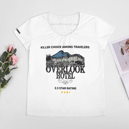 The Shining - The Overlook Hotel Reviews V-neck Short Sleeve T-shirt