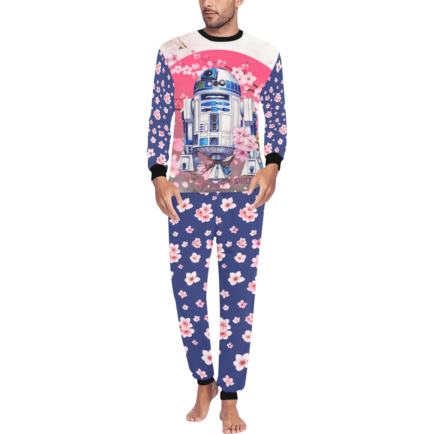 Star Wars - Cherry Blossom R2D2 Men's All Over Print Pajama Set