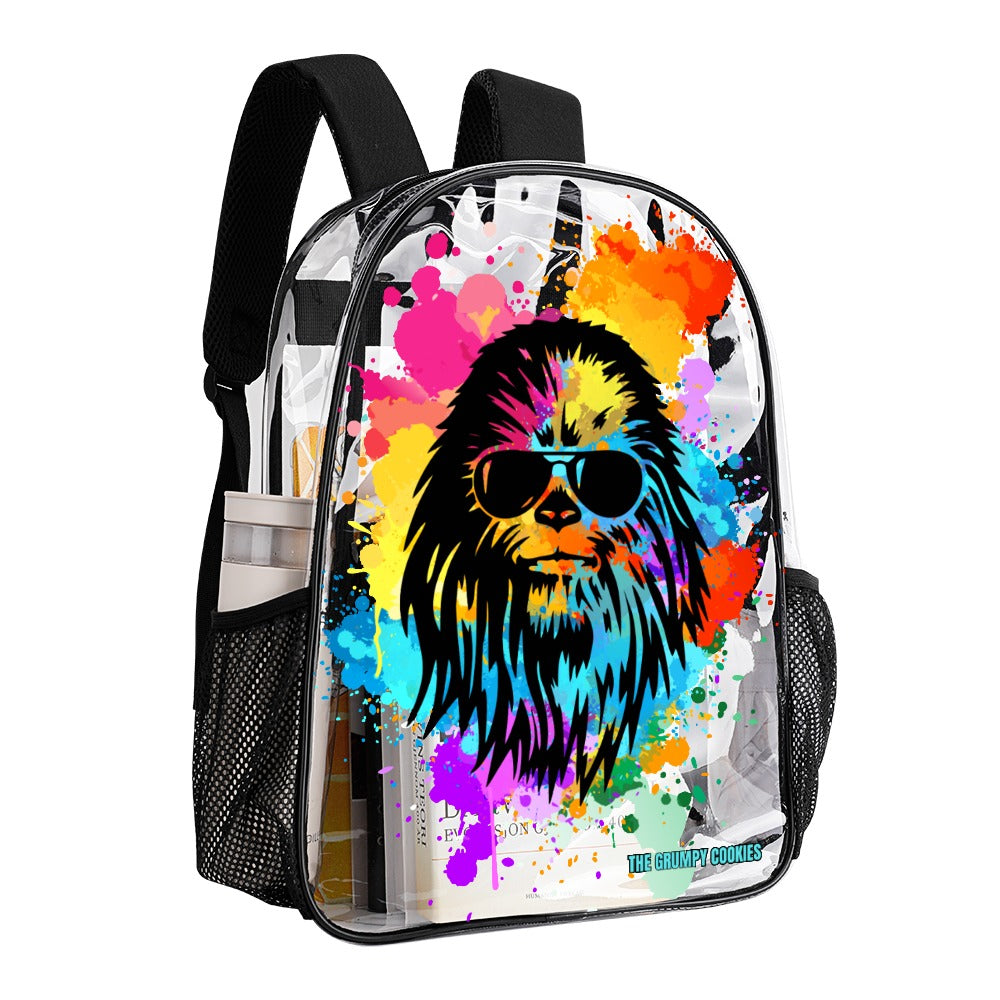 Star Wars - Ladies Love Cool Chewie 17 inch Transparent Bag