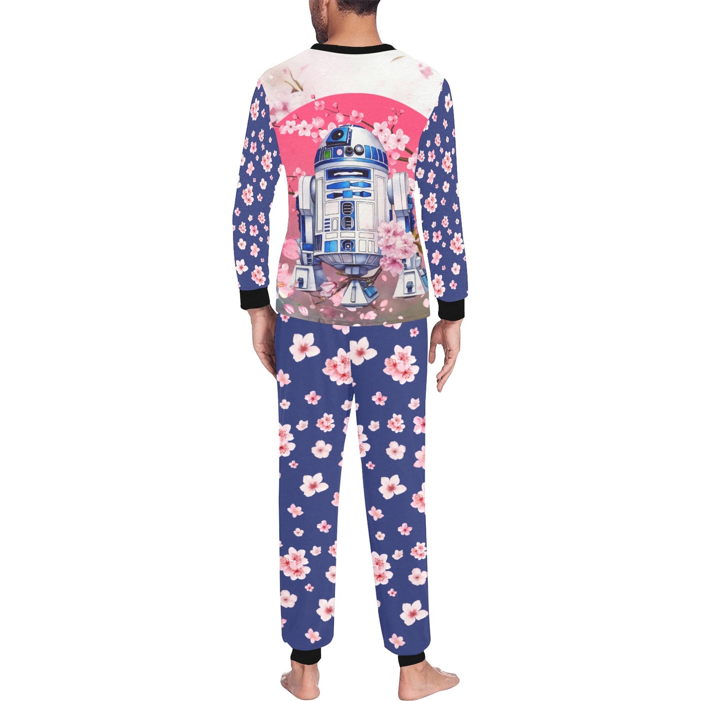 Star Wars - Cherry Blossom R2D2 Men's All Over Print Pajama Set