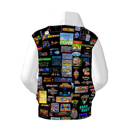 The Grumpy Cookies - Old School Gamer Men's Pullover Hoodie with Pockets