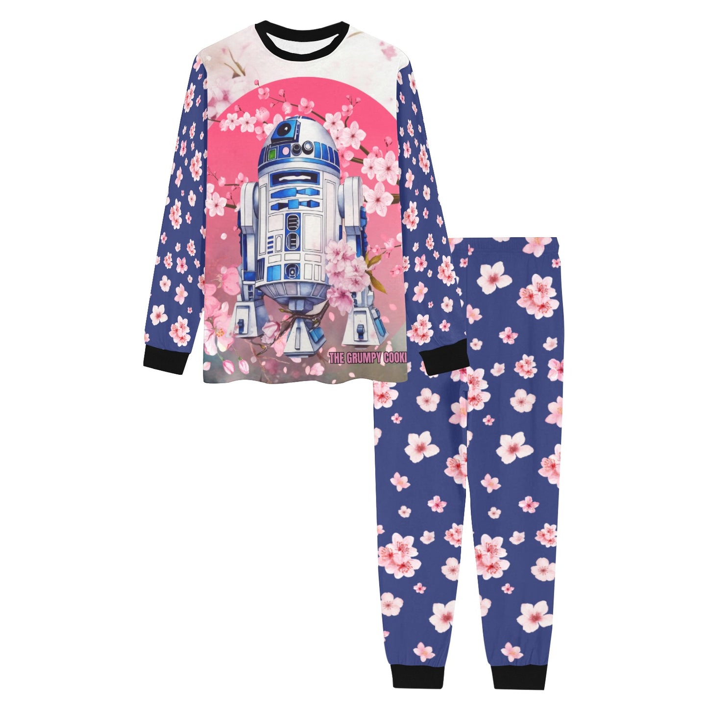 Star Wars - Cherry Blossom R2D2 Men's All Over Print Pajama Set