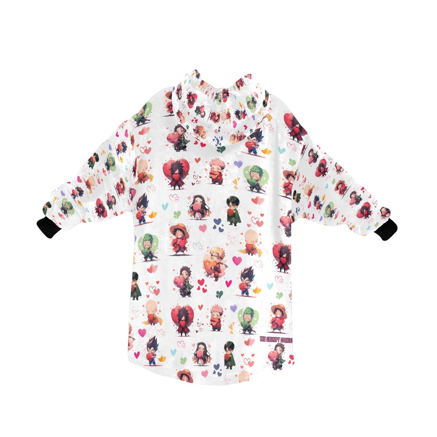 Chibi Anime Friends - Lotsa Love Blanket Hoodie for Men