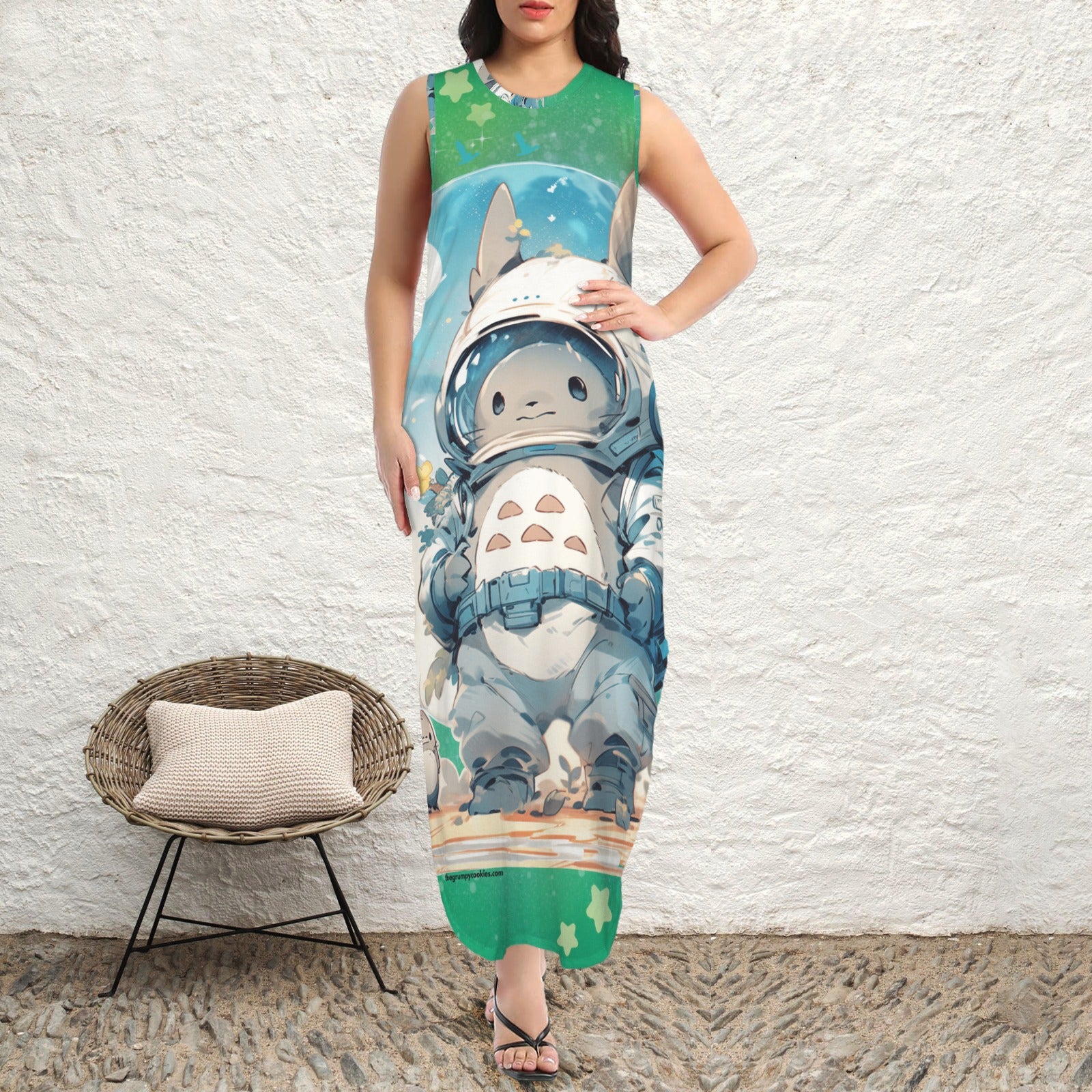 Tortoro in Space Maxi Dress